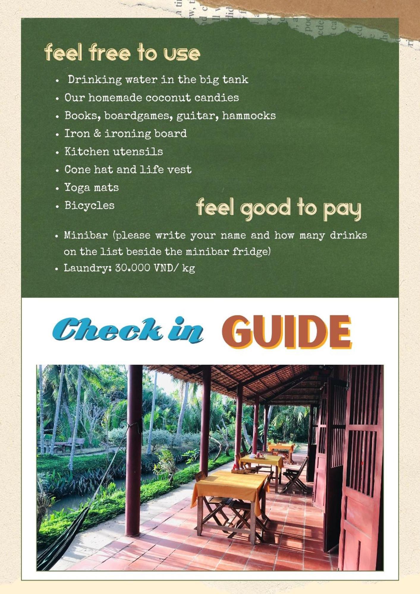Ba Danh Homestay & Kitchen - Ben Tre Mekong Exterior foto